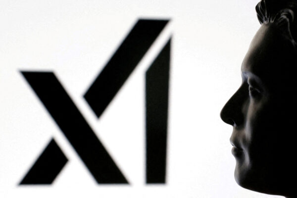 REUTERS 3D ilustracija Elon Musk i xAI logo