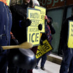 Demonstration against immigration enforcement operations in Bloomington