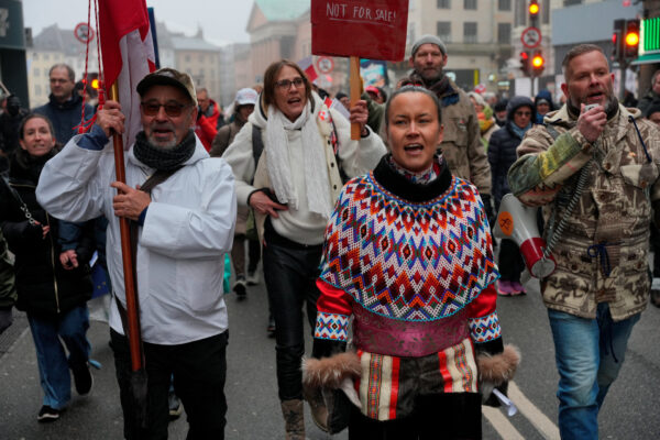 “Hands Off Greenland” demonstration in Copenhagen
