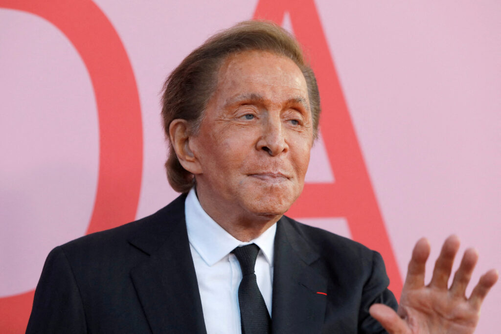 FILE PHOTO: Designer Valentino Garavani arrives for the 2019 CFDA Awards at The Brooklyn Museum in New York