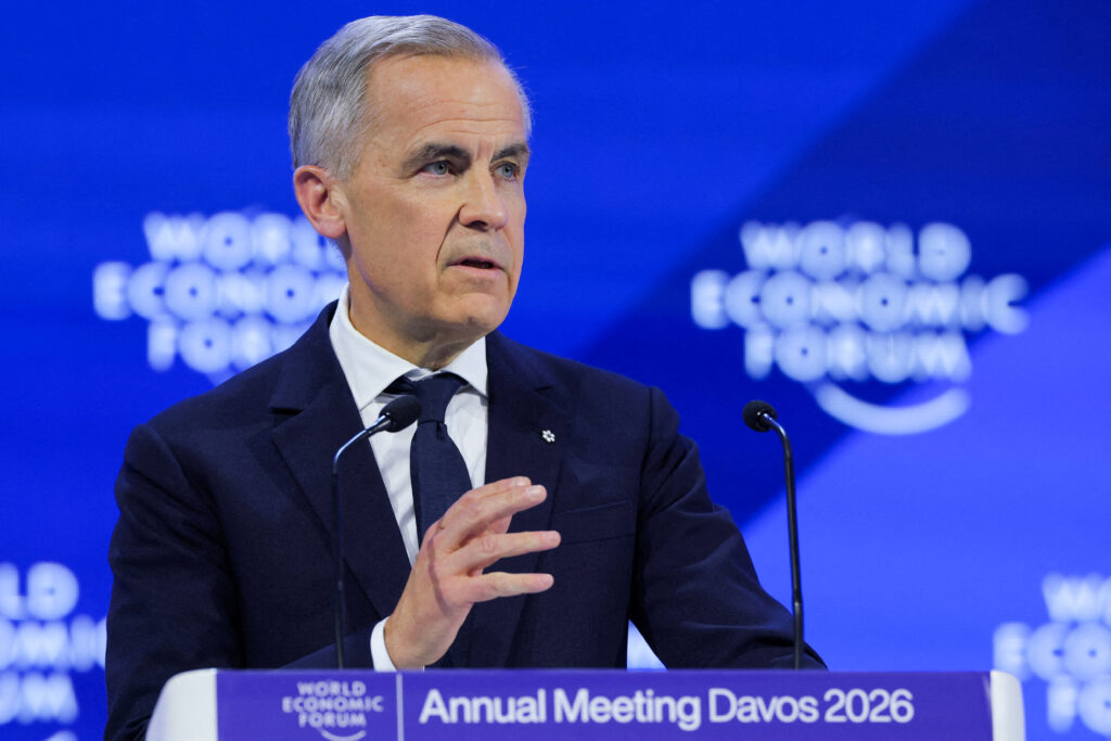 Premijer Kanade Mark Karni govori tokom 56. godišnjeg sastanka Svetskog ekonomskog foruma (WEF) u Davosu, Švajcarska, 20. januara 2026. REUTERS/Denis Balibouse/Arhivska fotografija