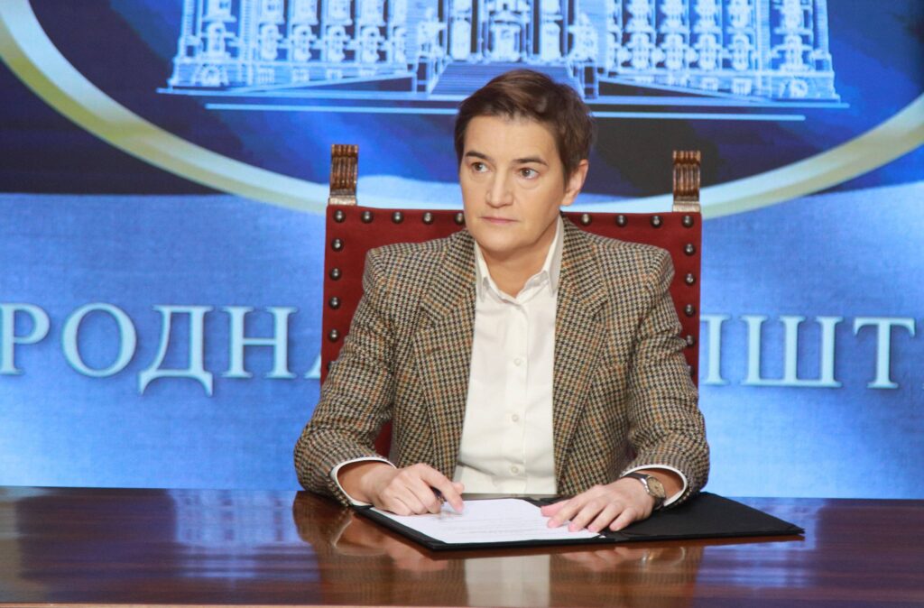 Predsednica Skupštine Srbije Ana Brnabić