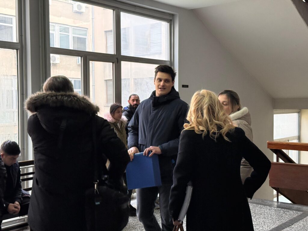 Student Andrej Tanko na sudu