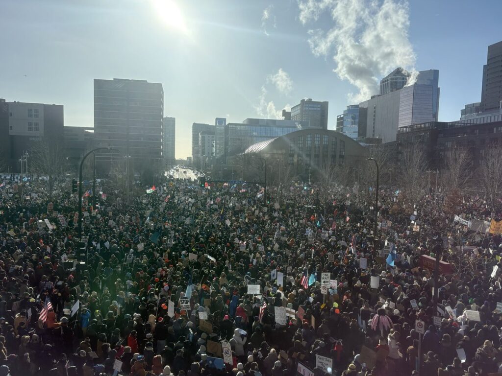 min protest