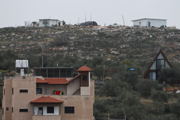 New Israeli settlement near the town of Beita, near Nablus in the Israeli-occupied West Bank