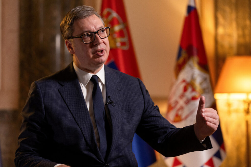 FILE PHOTO: Interview with Serbia’s President Aleksandar Vucic in Belgrade