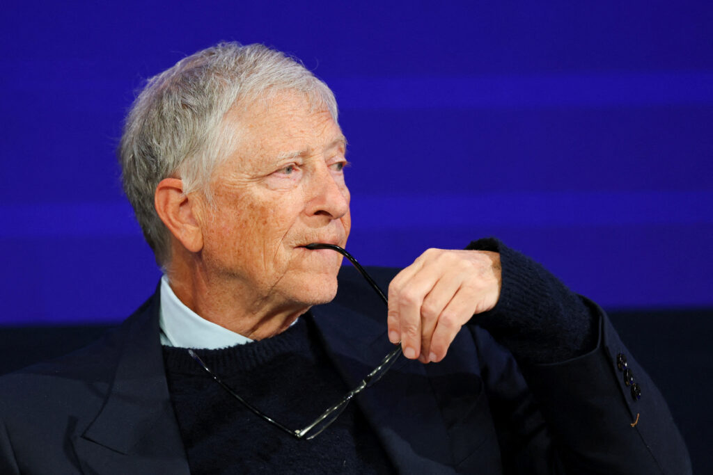 FILE PHOTO: Bill Gates attends the 56th annual World Economic Forum (WEF) in Davos