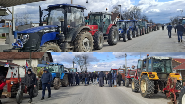 Počela višesatna blokada Starog puta Čačak-Kraljevo