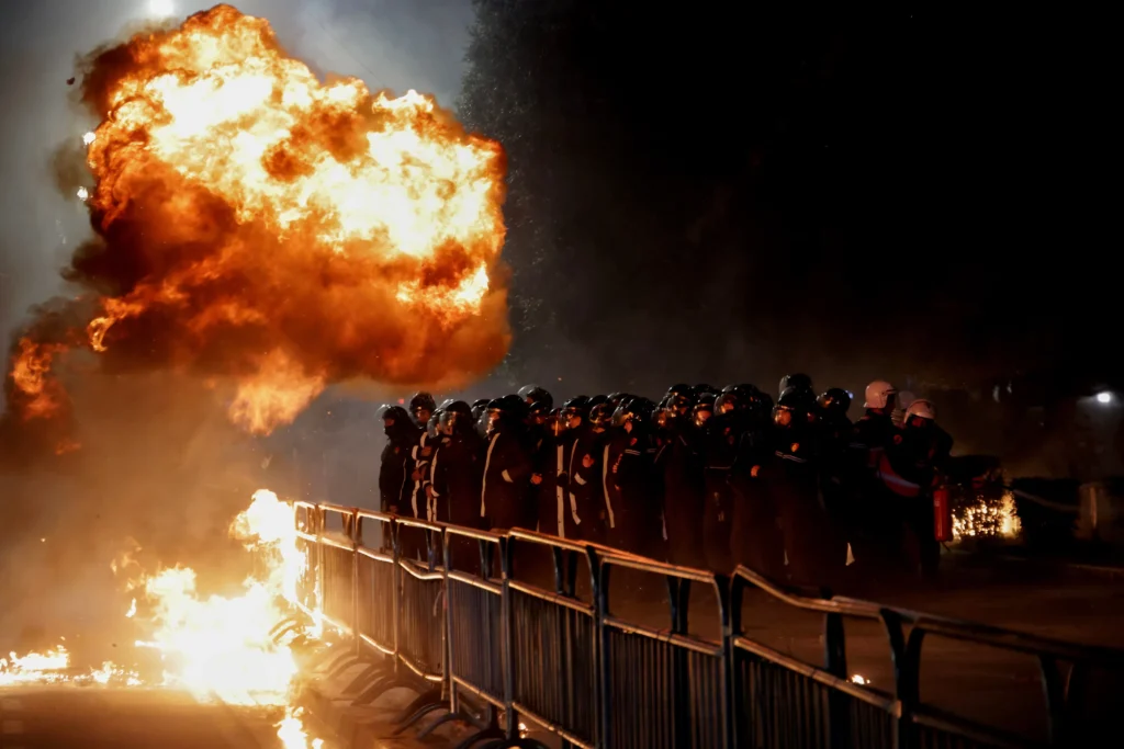 tirana protest 2