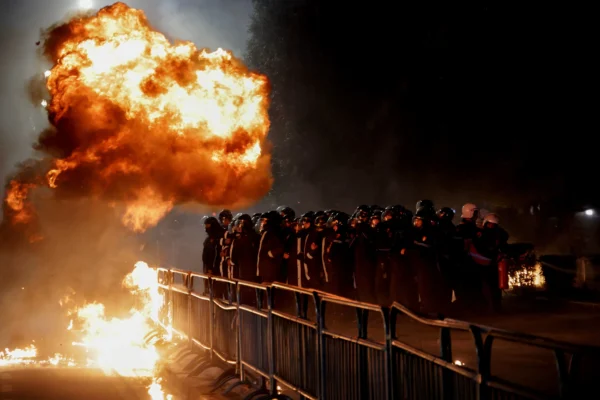 tirana protest 2
