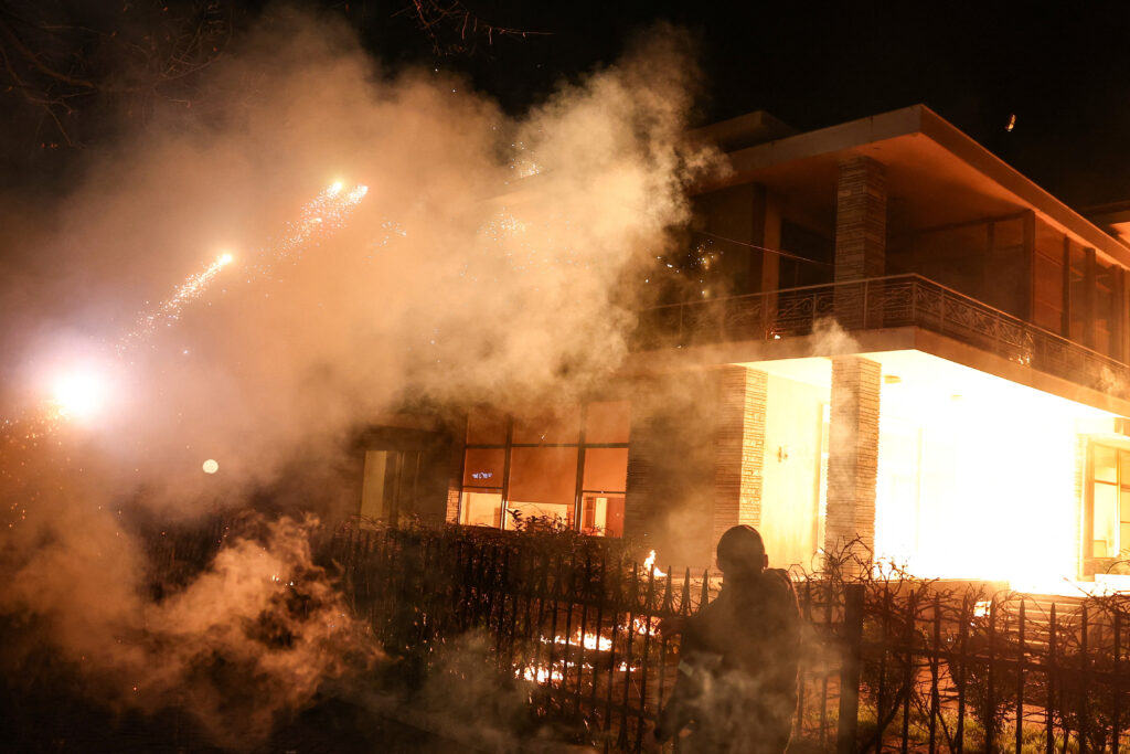 Anti-government protest in Tirana