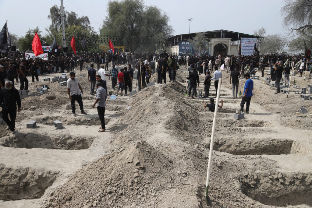 Funeral of the victims following an Israeli strike on a school in Minab