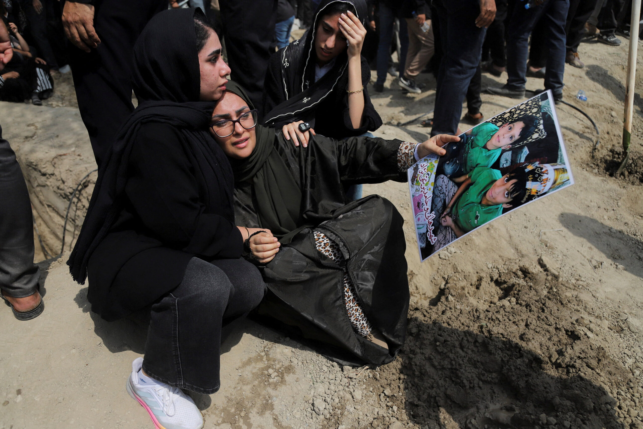 Funeral of the victims following an Israeli strike on a school in Minab
