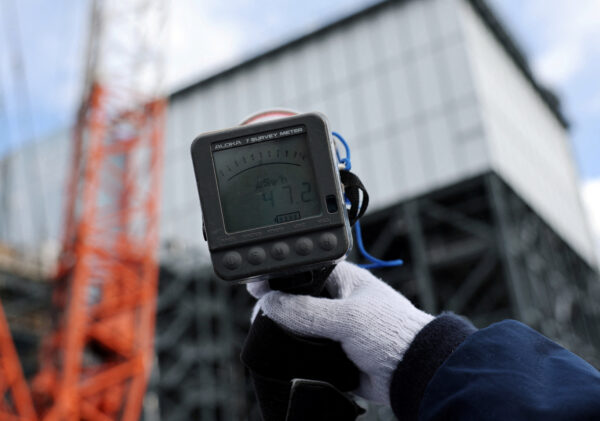 The Fukushima Daiichi nuclear power plant in Okuma town, Fukushima