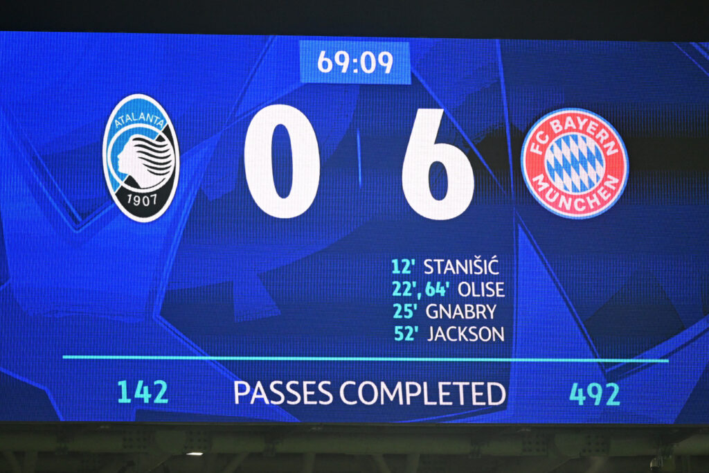UEFA Champions League – Round of 16 – First Leg – Atalanta v Bayern Munich