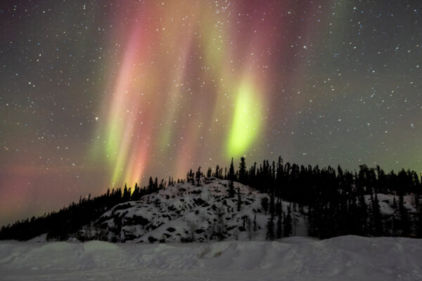 Northern lights in Yellowknife Canada
