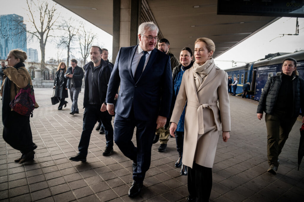 European Union High Representative for Foreign Affairs and Security Policy Kallas visits Kyiv
