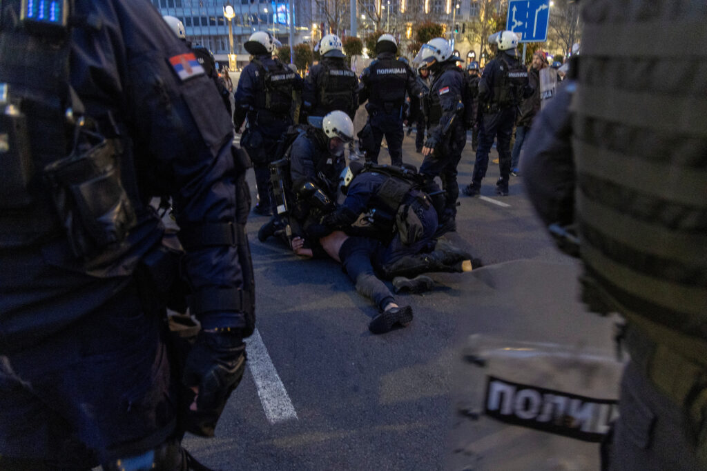 Anti-government protests in Belgrade