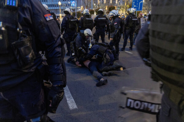 Anti-government protests in Belgrade