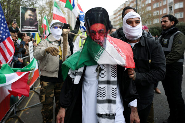 Protest against the Iranian government in London