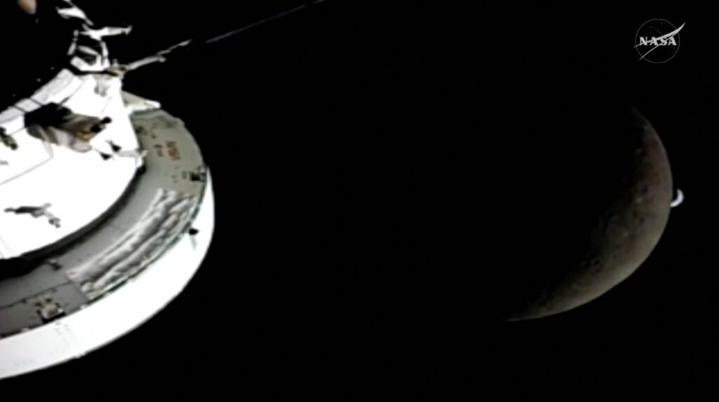 Artemis II mission’s Orion capsule reaches its furthest distance from Earth