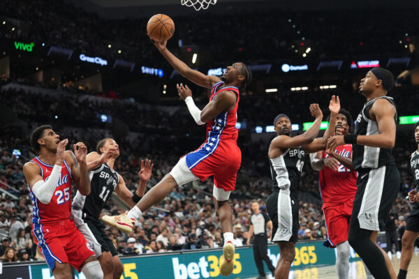 NBA: Philadelphia 76ers at San Antonio Spurs
