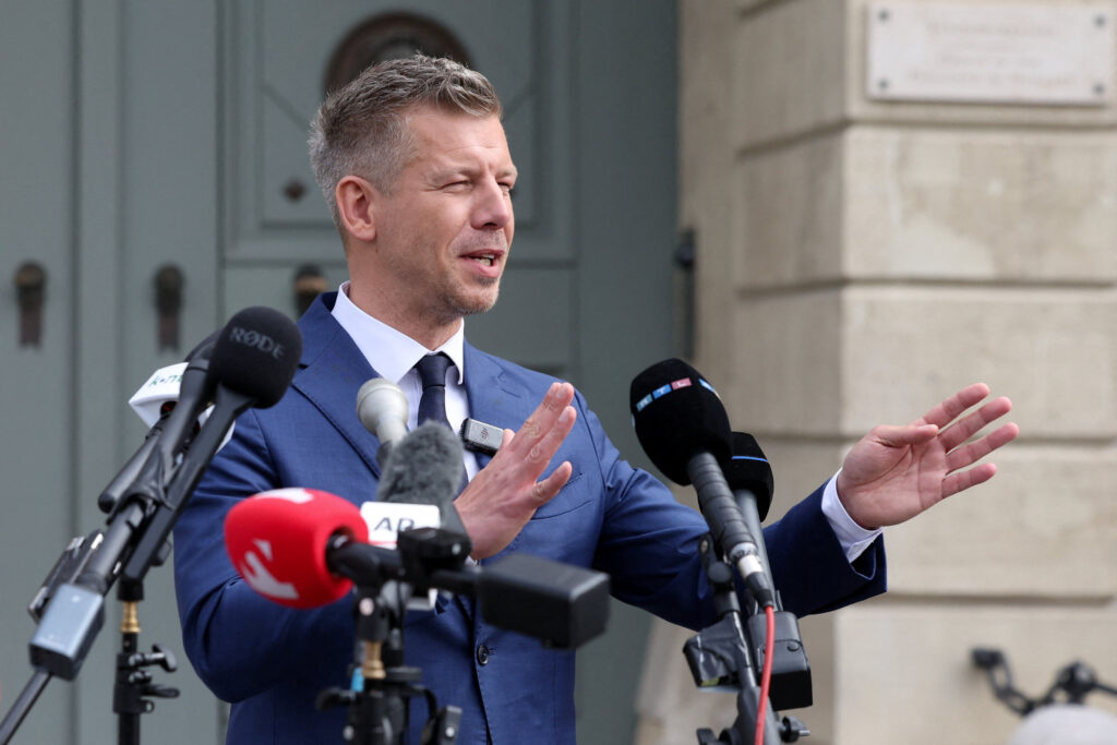 Hungary’s President Sulyok meets election winner Magyar, in Budapest