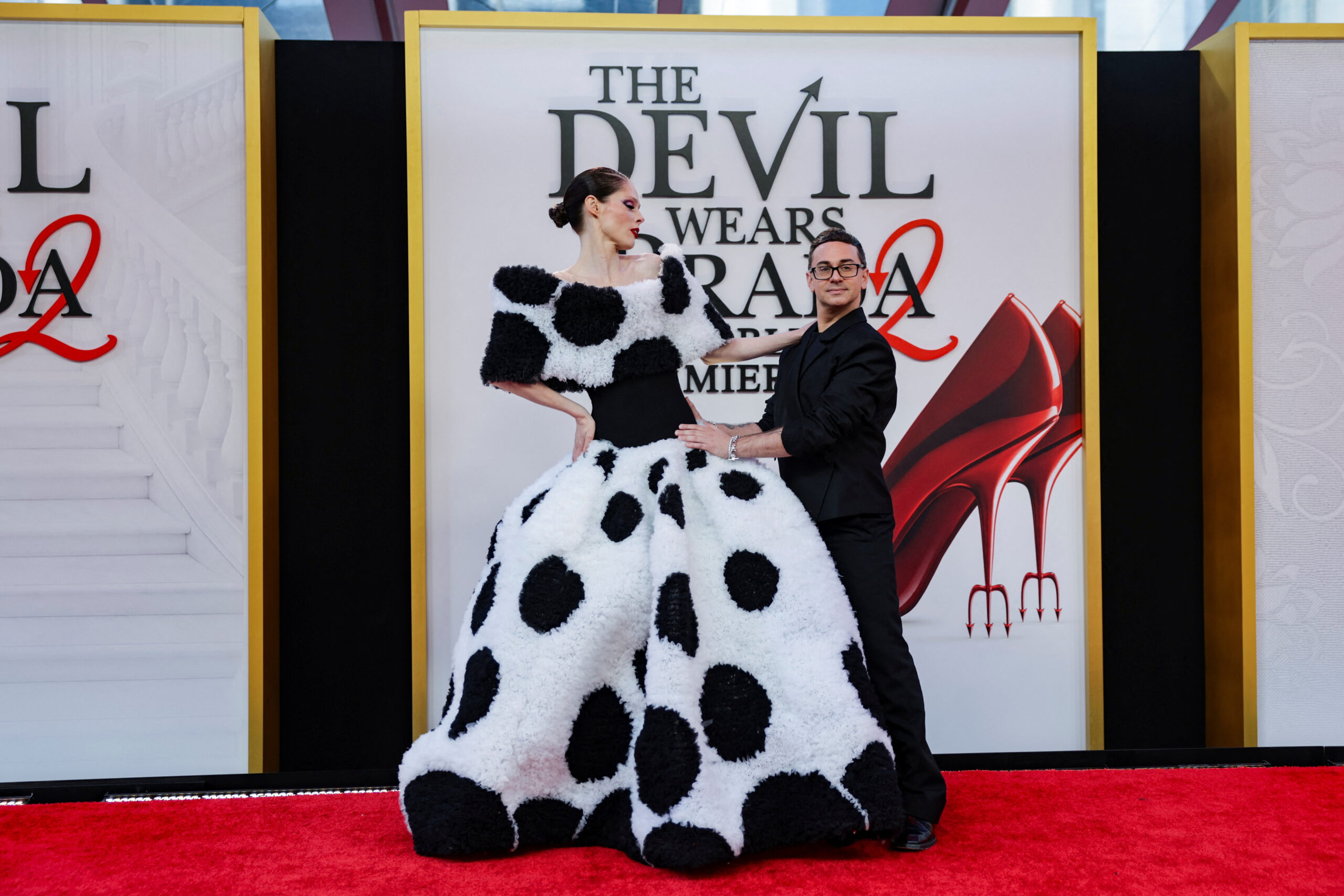 Coco Rocha and Christian Siriano Premiere of „The Devil Wears Prada 2“ in New York City