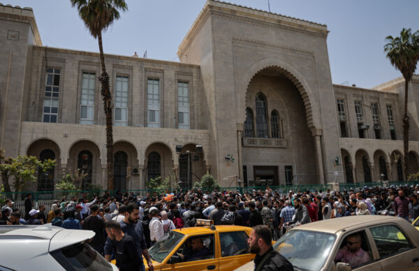 Public trial of Assad-era public officials, in Damascus