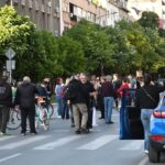 BLOKIRANA RASKRSNICA KOD SUDA U NOVOM SADU