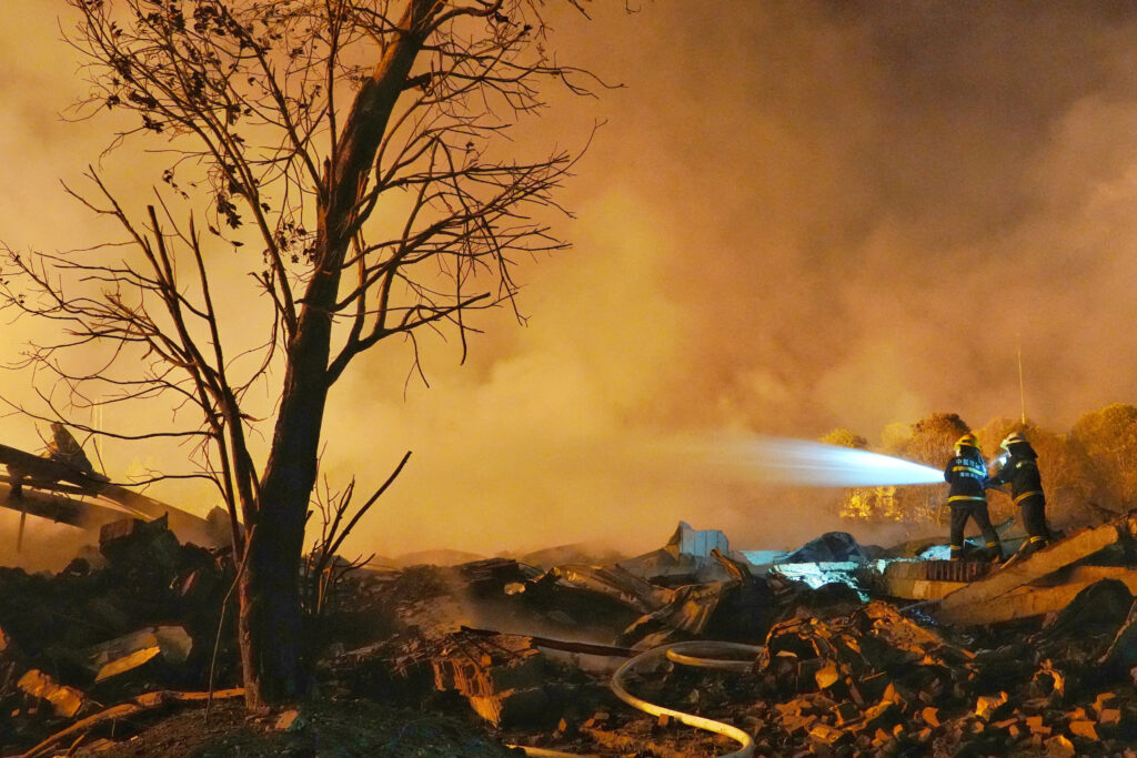 Blast at fireworks factory in Liuyang
