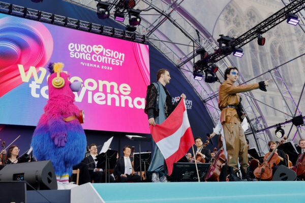 Eurovision Song Contest’s ‘Turquoise Carpet’ event in Vienna