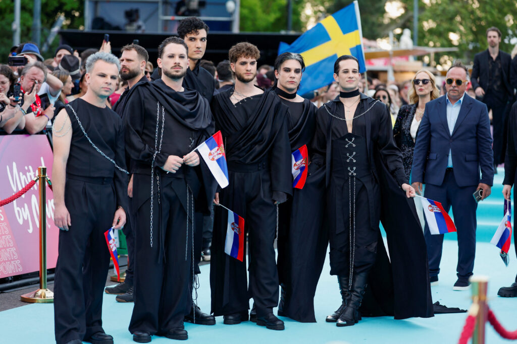 Eurovision Song Contest’s ‘Turquoise Carpet’ event in Vienna
