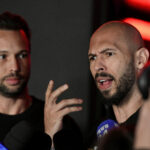 FILE PHOTO: Tate brothers return to Romania