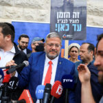 FILE PHOTO: Israeli National Security Minister Itamar Ben-Gvir speaks to the media in Jerusalem