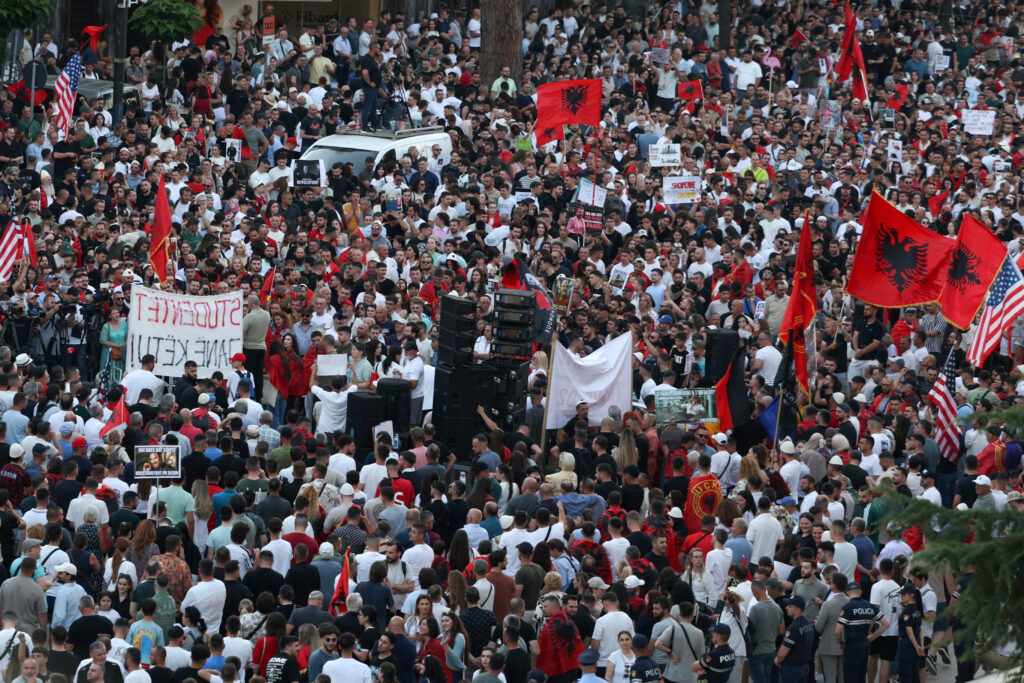 Albanians protest over Kushner-linked luxury resort