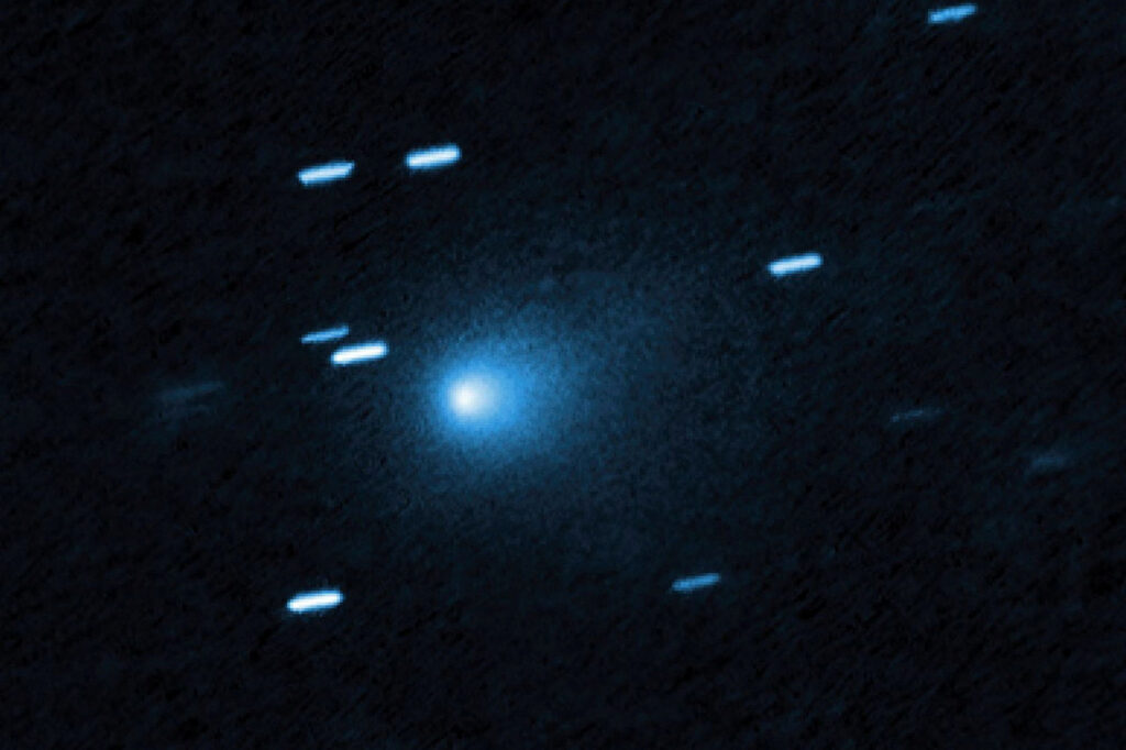 Hubble Space Telescope captures this image of the interstellar comet 3I/ATLAS