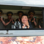 North Korean leader Kim oversees weapons tests