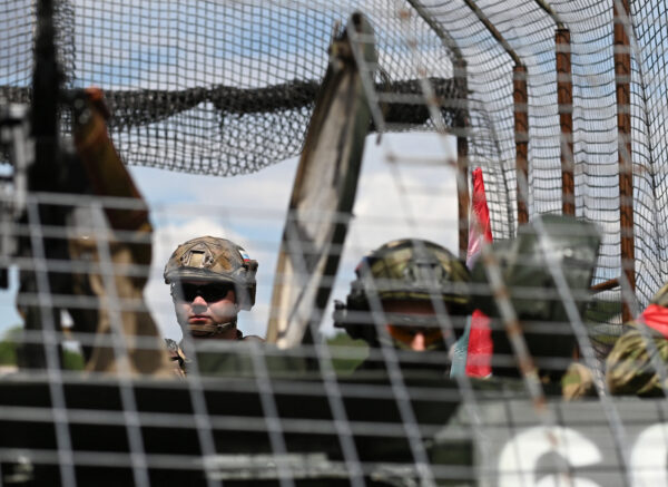 Russian service members demonstrate their skills in the Rostov Region