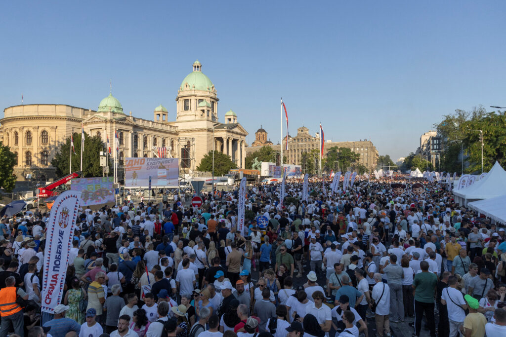 Serbia’s ruling Serbian Progressive Party (SNS) major rally in Belgrade
