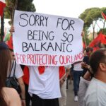 Albania Protest Kushner