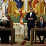POTPISIVANJE UGOVORA O ZAVRSNIM RADOVIMA NA HRAMU SVETOG SAVE
