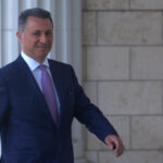 Macedonia’s former prime minister  Gruevski enters the court in Skopje