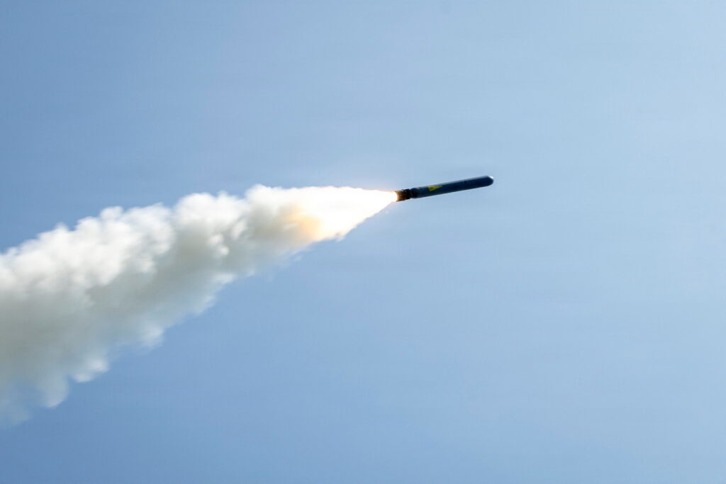 USS Delbert D. Black (DDG 119) Fires a Tomahawk Land Attack Missile