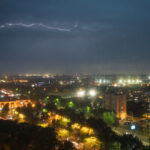 Storm Hits Paris Amidst Heatwave Alert