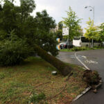 A strong storm hits Bucharest