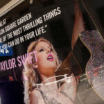 A picture of Taylor Swift at Madison Square Garden, in New York City