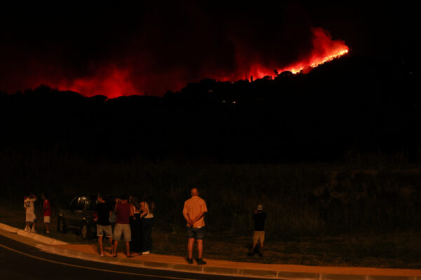 Wildfire near Calonge