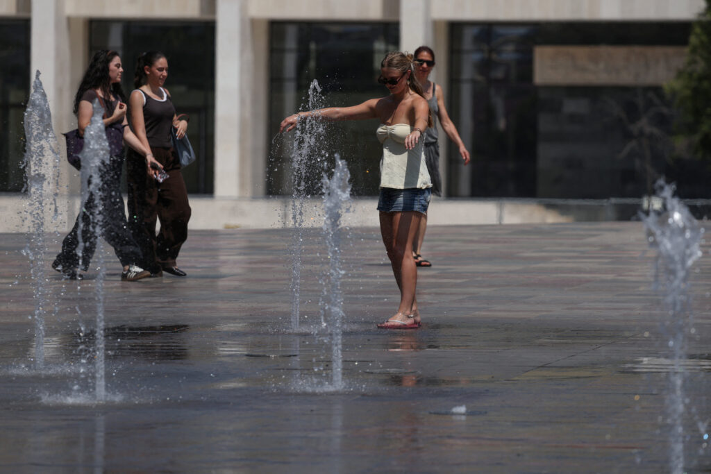 Heat wave in Tirana