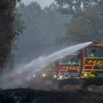 Wildfires in southwest France